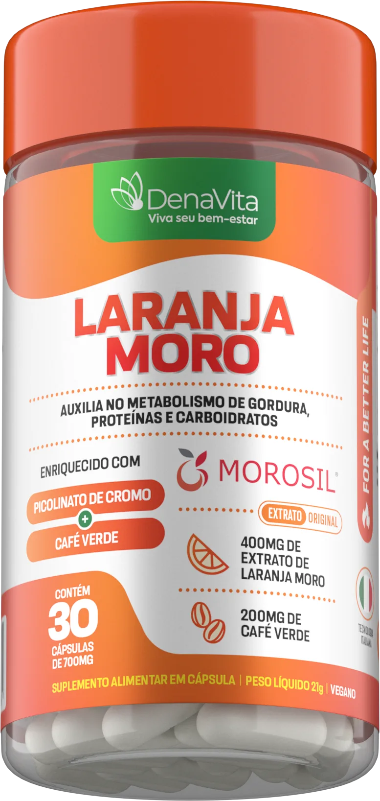 Laranja Moro com Morosil®