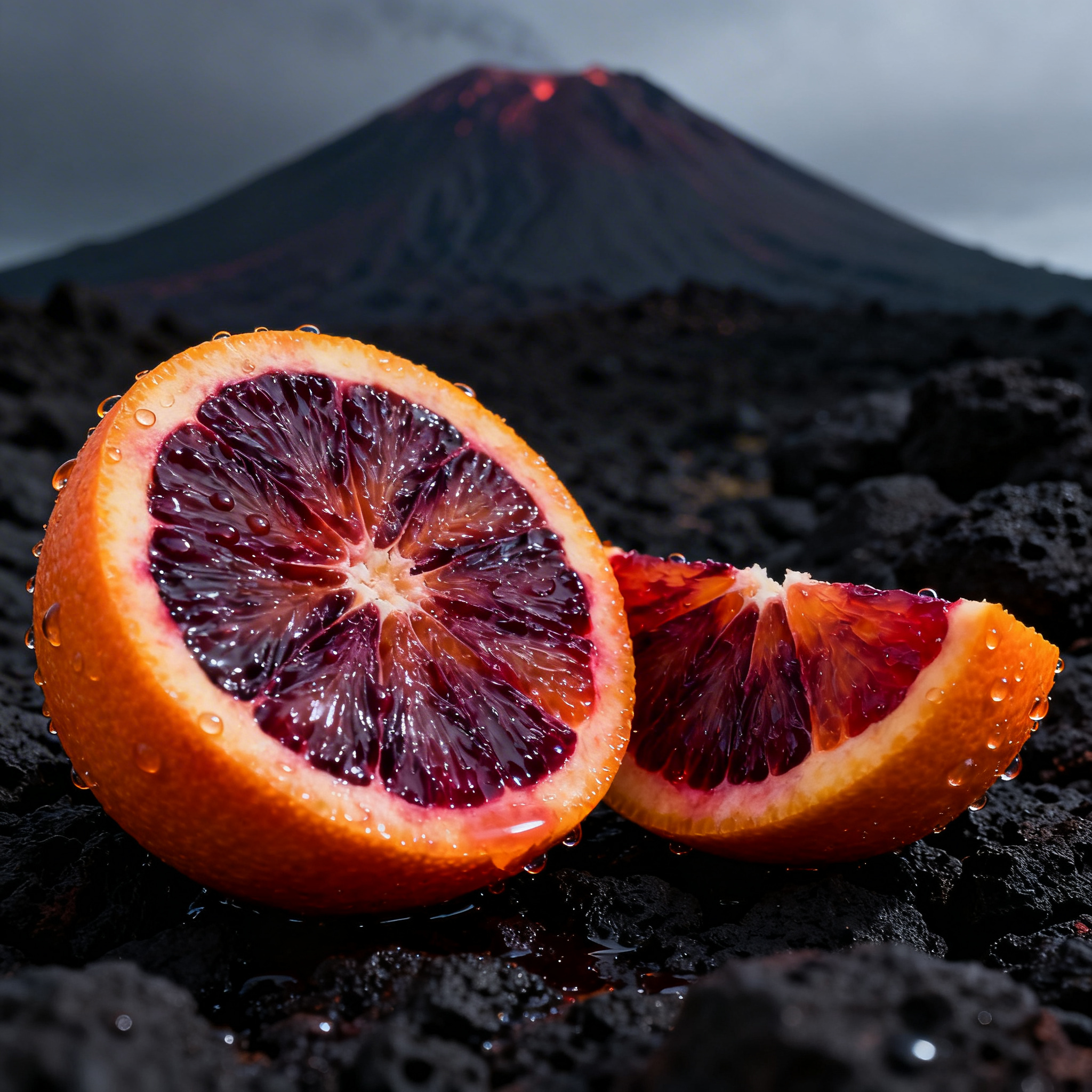 Laranja Moro siciliana com antocianinas únicas