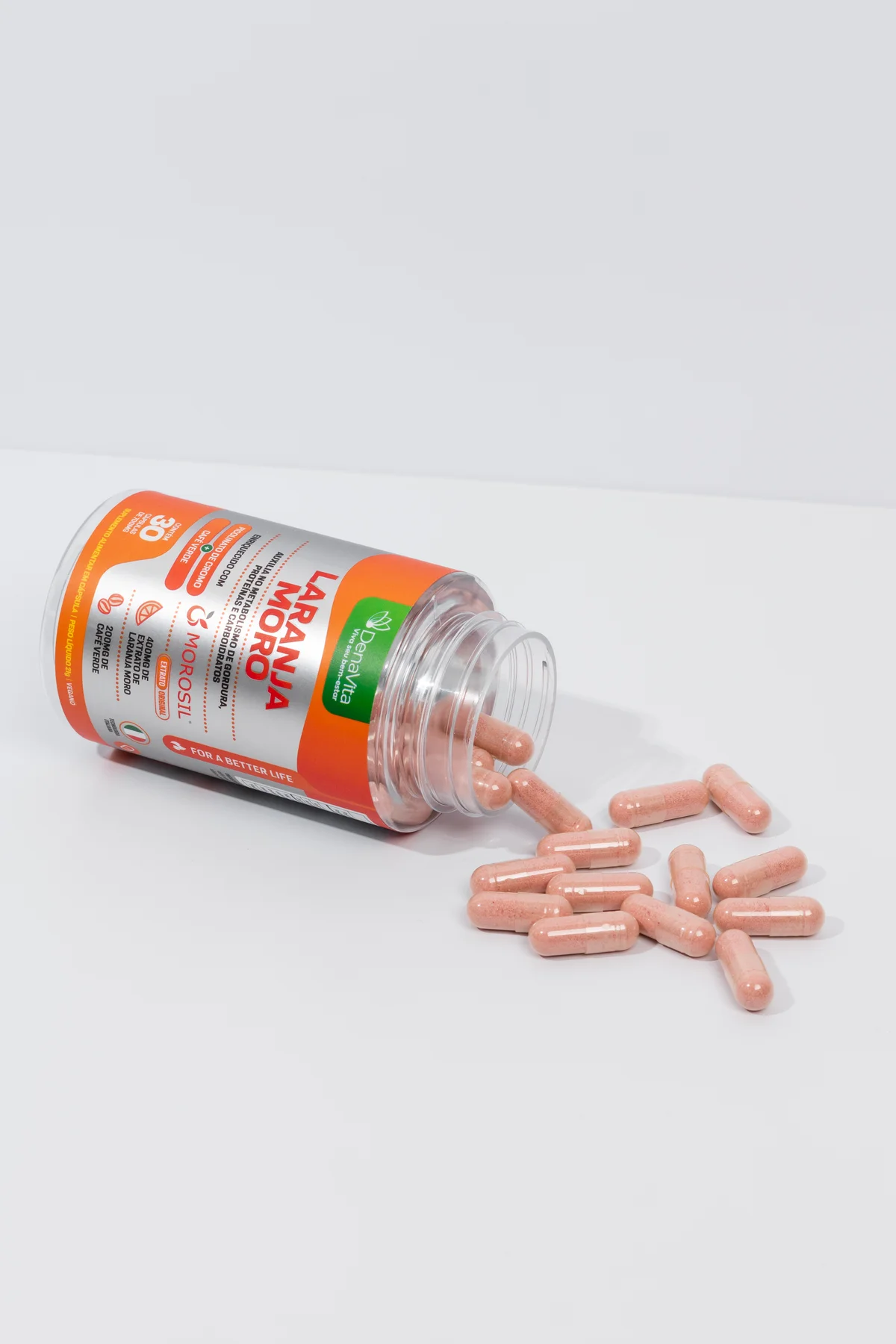 Cápsulas do Laranja Moro Dena Vita