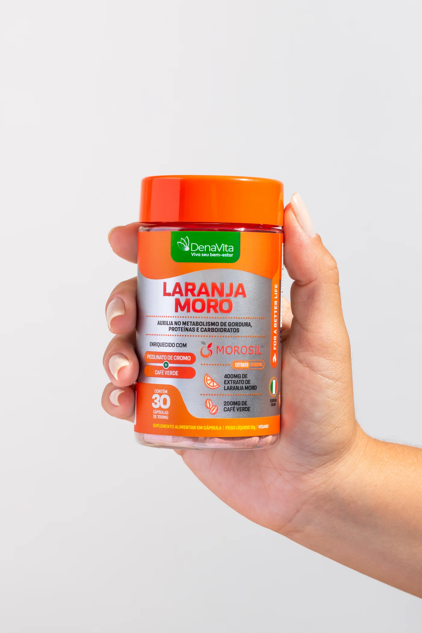 Extrato natural da Laranja Moro